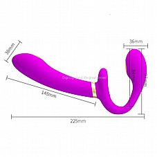 ��� - ������ ����� ����, ����, �� �����, ���� ������ ���� ����� ���. PRETTY-LOVE-022068W Electro Strapless Strap-On
