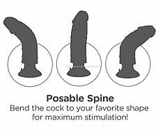 ������� ���� ��� ���� ������ ����� 7 ����,  17 ������� �����, ��� ����. "Pipedream-37714 King Cock 7