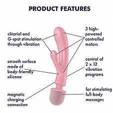 ������� ���� ����� ����� ���� SATISFYER-18218 Triple Lover 