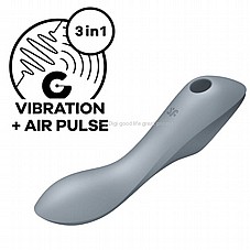 כרבי טריניטי 3 ויברטור 3 ב 1 מבית סטיספייר. SATISFYER-36533 Curvy Trinity 3