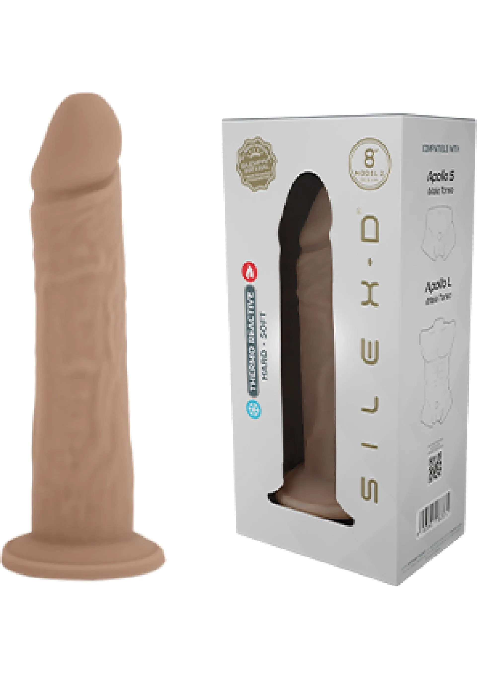 דילדו אפולו 8 אינץ' תמונה 2