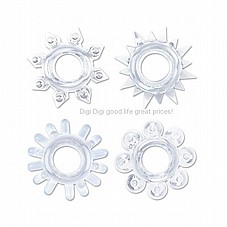 �� 4 ����� �� ������. digi-digi-58234 Cock Rings Set