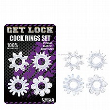 �� 4 ����� �� ������. digi-digi-58234 Cock Rings Set