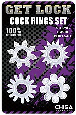 �� 4 ����� �� ������. digi-digi-58234 Cock Rings Set