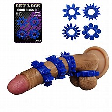 �� 4 ����� ��� ������. digi-digi-58236 Cock Rings Set