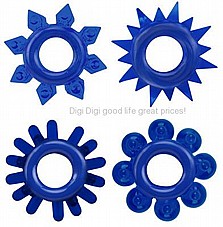 �� 4 ����� ��� ������. digi-digi-58236 Cock Rings Set