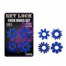 �� 4 ����� ��� ������. digi-digi-58236 Cock Rings Set